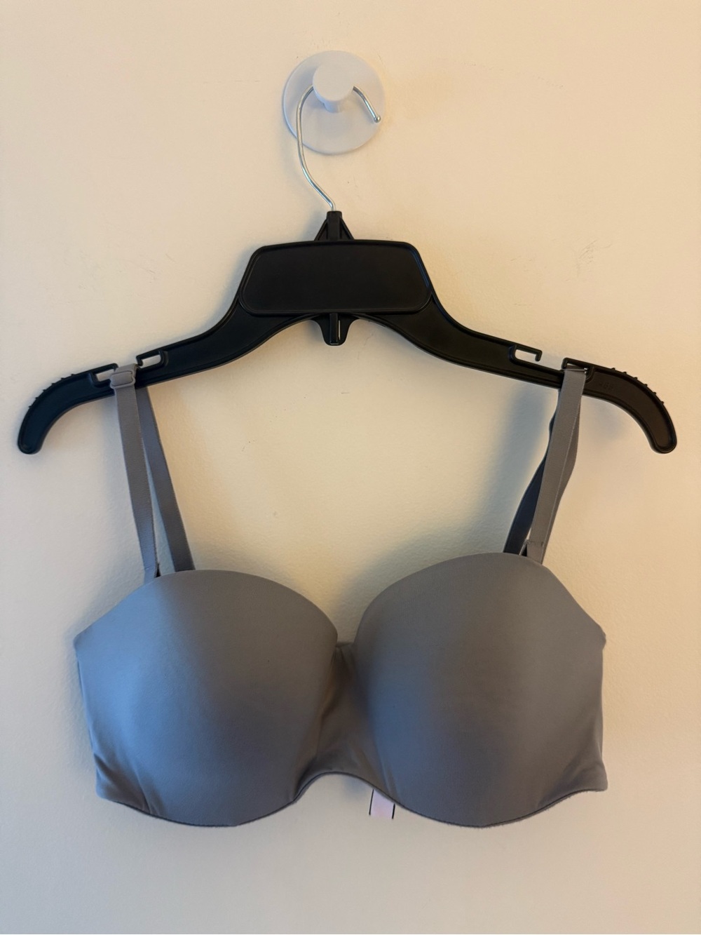 Victoria's Secret Gray Strapless Bra Body By Victoria Size 32DDD New #Lux-E